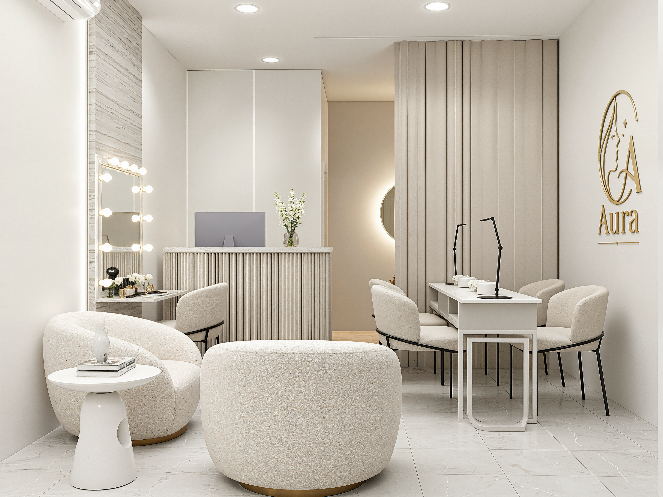 Luxury Beauty Salon Interior in Mostar, Bosnia and Herzegovina