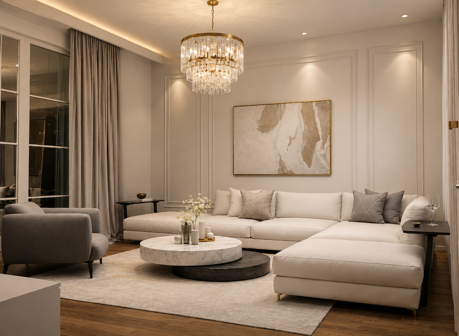 Luxury Apartment Interior in Shkodër, Albania